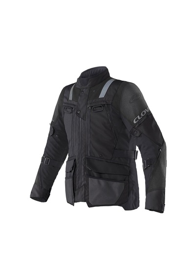 Clover Outland-3 Wp Korumalı Motosiklet Montu Siyah