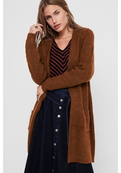 Only Onljade L/s Cardıgan Knt Noos Kahverengi 15179815 Çok Renkli