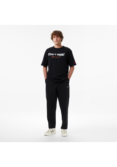 United4 Unıted4 Oversize Fit Erkek Siyah Eşofman Altı Gux Siyah