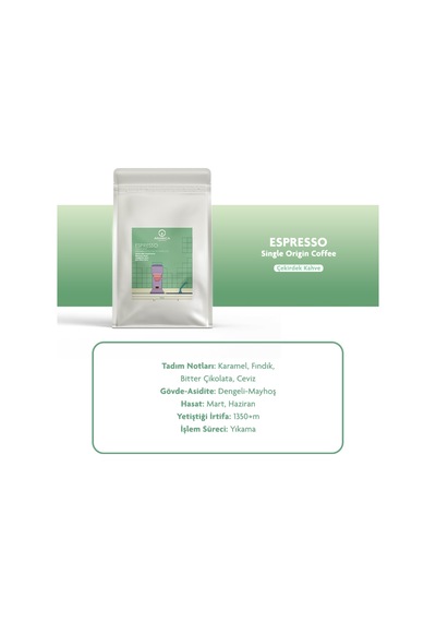 Espresso Kahve 100g Çekirdek Kahve Taze Kavrulmuş Çekirdek