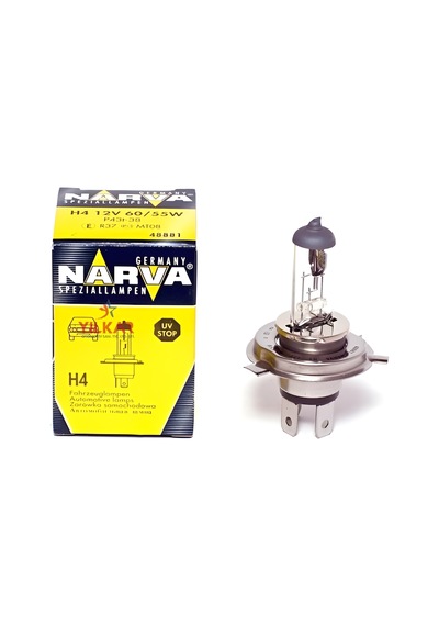 Narva H4 12v 60 55w Tırnaklı Halogen Ampul