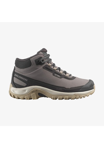 Salomon Shelter Waterproof Kadın Outdoor Botu Plum Kitten L47855200 Gri