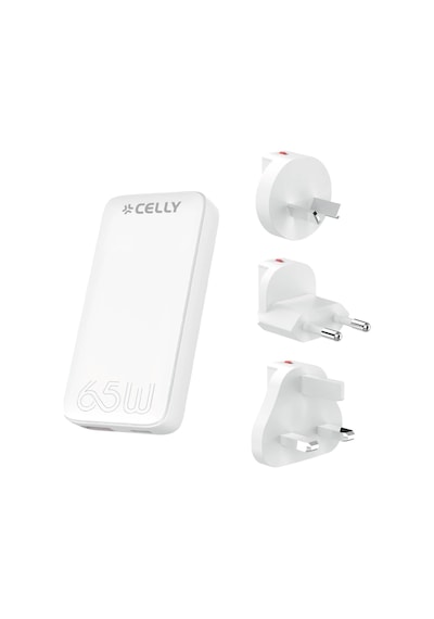 Celly Univrsl 65w Eu/uk/aus/us Duvar Şarj Cihazı