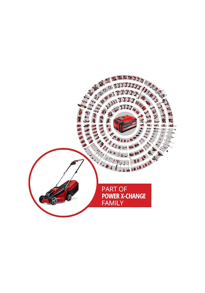 Einhell GE-CM 18/30 Li (1x3,0 Ah) Akülü Çim Biçme Makinesi - 3413155