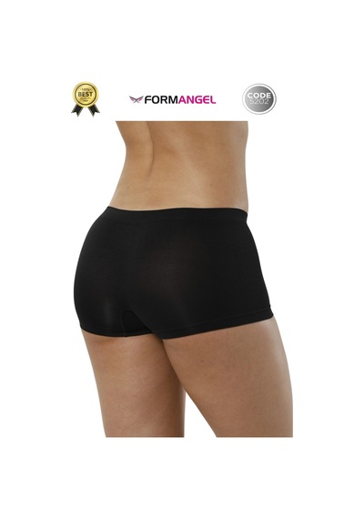 Kadınboxer Toparlayıcı Şekillendirici Seamless Kaymaz Kadın Dikişsiz Boxer İç Çamaşırı - 2 Adet Siyah