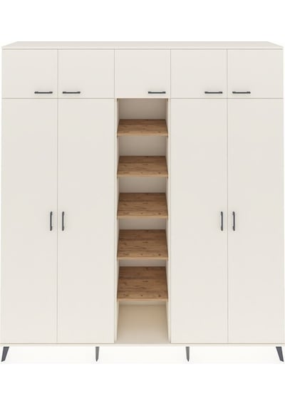 Hyperion Dolap 12 Raflı 9 Kapaklı 2 Askılı 220x44x243 Aytaşı-aytaşı/çam Aytası/atlas Çam Hyperion Dolap 12 Raflı 9 Kapaklı 2 Askılı 220x44x243 Aytaşı-aytaşı/çam Aytası/atlas Çam