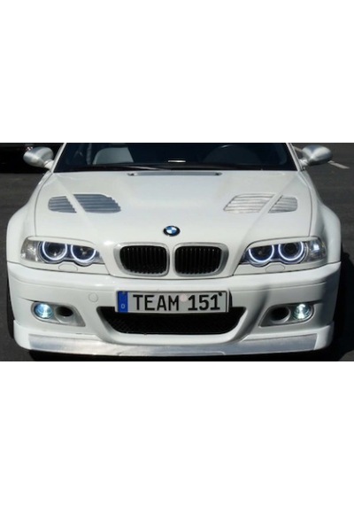BMW E46 318 320 325 330 CCFL Angel Eyes Beyaz Encıl Seti Far Halkası (00) (ŞüsCarOto Aksesuar)