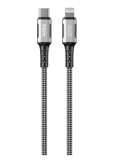 Dynamic 30W Hızlı Şarj Mıknatıslı Type-C To Lightning Şarj Ve Data Aktarım Kablosu 1 Metre Siyah
