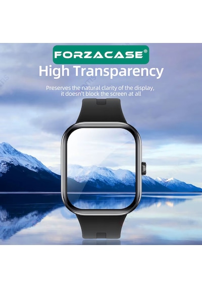Forzacase Xiaomi Redmi Watch 5 İle Uyumlu Çerçeveli Tam Kaplayan 3d Pet Ekran Koruyucu Film Fc016