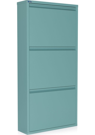 Ceha 3'lü Metal Ayakkabılık - Turkuaz K.AYK-3 /AB6034