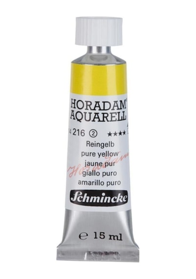 Schmincke : Horadam Aquarell Artist Sulu Boya : 15 Ml Tüp : Seri 2 216 Pure Yellow