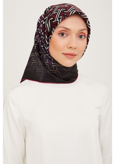 Armine Twill İpek Eşarp 23ka9011 8 53 Siyah