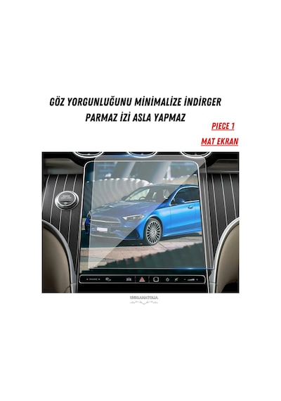 Mercedes Glc 180 2025 Hayalet Gösterge Ve Multimedya Uyumlu Set Mat Ekran Koruyucu