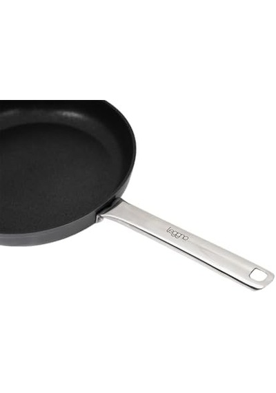 Titanium 24cm Tava, Çelik Sap Metalik Gri Diğer