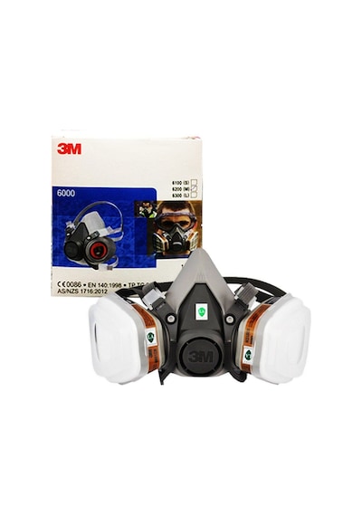 A+ 3M 6200 Gaz - Buhar - Boya Maskesi Takım - Orta Boy - Medium