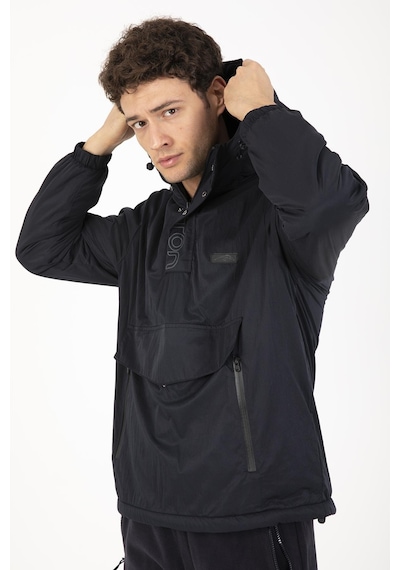 Maraton Sportswear Comfort Erkek Kapşonlu Uzun Kol Basic Lacivert Yağmurluk 21353-lacivert Lacivert