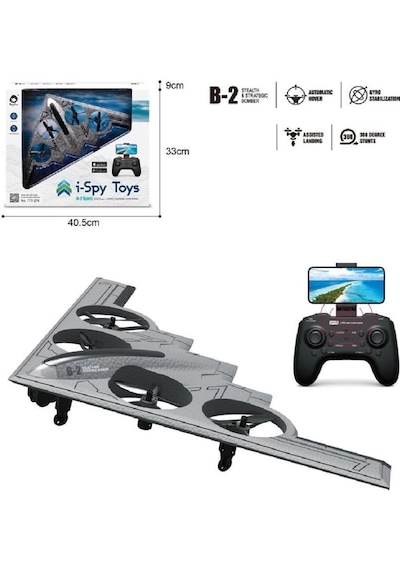 Mey İthalat Gl-777-275 Uzaktan Kumandalı Full Fonksiyon 2.4g Şarjlı Kameralı Quadcopter İha