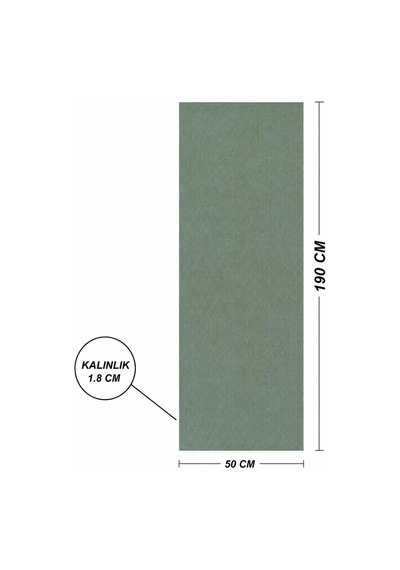 18 Mm Profesyonel Askeri Kamp Matı - 50 Dans. Ekstra Yoğunluk 190x50 Cm Çok Renkli