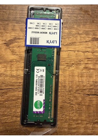 Lydn 2gb Ddr3 1600mhz Pc3-12800 Masaüstü Bilgisayar Ram
