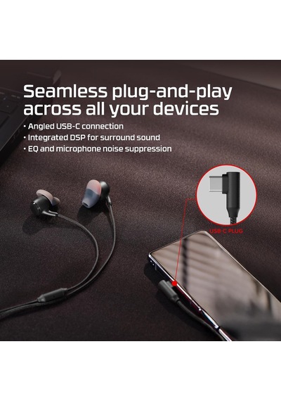 Cloud Earbuds Iıı S Kablolu Oyuncu Kulaklığı Siyah