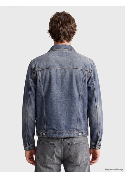 LC Waikiki Lc Waıkıkı İndigo Regular Fit Erkek Jean Ceket