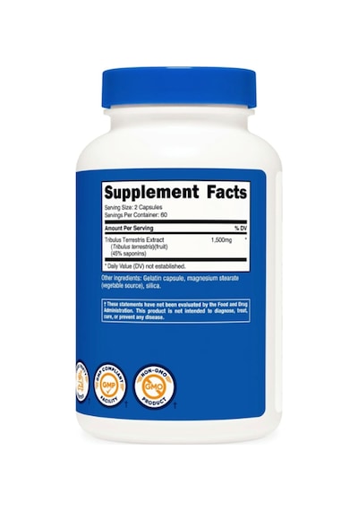 Nutricost Tribulus 1500mg 120 Capsules.usa Menşei.3931