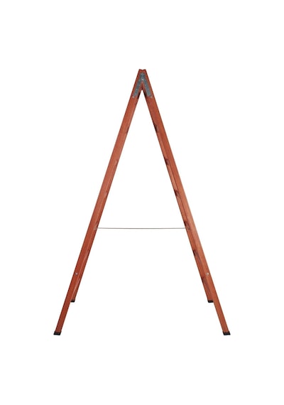 Step 7 Basamaklı Çift Çıkışlı Ahşap Merdiven Yükseklik 2.30 M