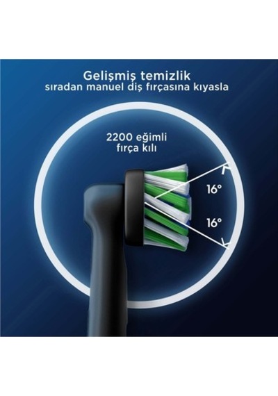 Yedek Diş Fırçası Başlığı, Orta Sertlikte 4 Adet Paket