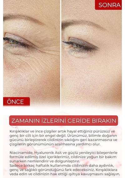 Devida Dolgunlaştırıcı Etkili Göz Çevresi ve Kaz Ayağı İçin Kolajen Vega Series A230 30 ML