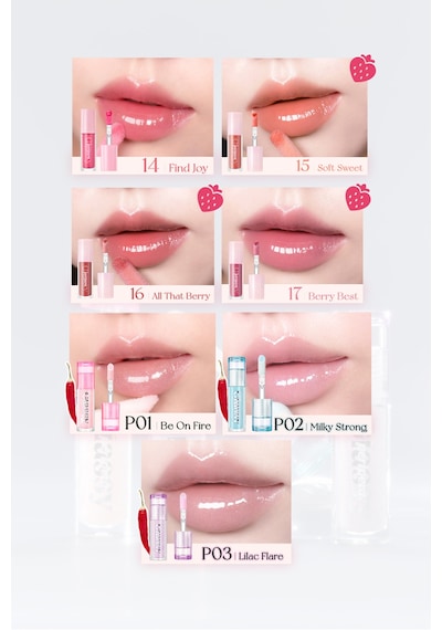 Lila Simli Dudak Dolgunlaştırıcı Gloss Perıpera Ink Glasting Lip Gloss P03 LFlare P03 LFlare