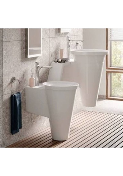 Serel Helios 37x37 Cm Beyaz Lavabo - Hl34dxs110h Diğer