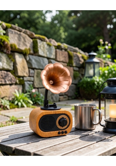 Mini Retro Radyo Bluetooth Hoparlör Uczzzb5rayo-7
