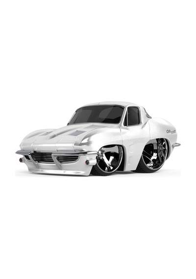 Entertaintment Cartuned S2 1963 Chevy Corvette Stingray - Beyaz Muscle Araba