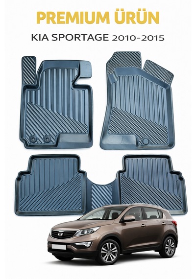 Kia Sportage Sl 2010-2015+uyumlu 3d Oto Paspas Premium