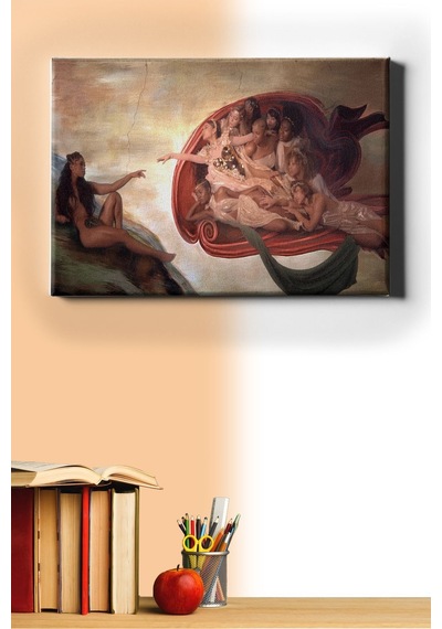 Webstyle Sayılarla Boyama Seti Kasnaklı Güzel Kadınlar 50x65 Cm