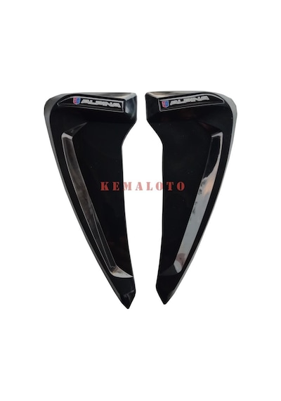 Koto Çamurluk Venti Çamurluk Rüzgarlığı Piano Black 2 Adet Logolu