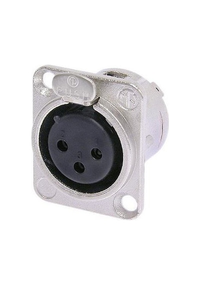 Neutrik Nc3Fd-L-1 - Şase Tipi Dişi Audio Konnektör