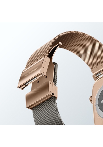 Watch 10 46mm Amazingthing Omni Styleflip Metal Hasır Kordon Rose Gold