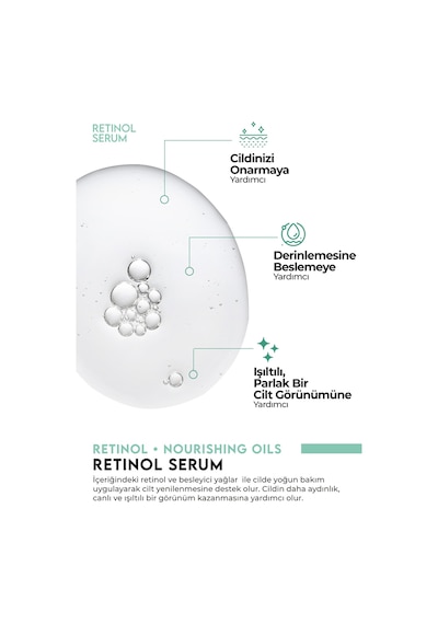 Ton Eşitleyici,leke Karşıtı Aydınlatıcı Retinol Serum 50ml