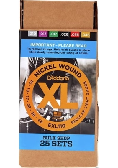 D'addario Exl110-B25 Elektro Gitar Tel 25 Set 10-46