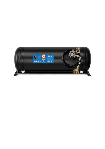 40 Litre Yatay Euro Karavan Lpg Tankı Siyah