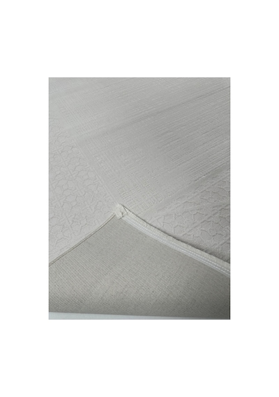 Merinos Vista Beyaz Renk %100 Akrilik Parlak Dokuma Modern Yumuşak Dokulu Salon Oturma Odası Halısı 76589-60