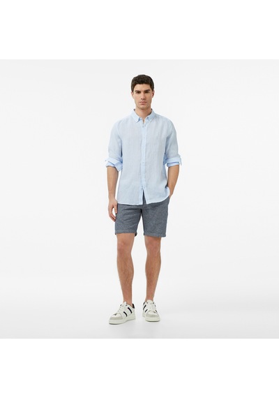Nautica Erkek Mavi Regular Fit Keten Gömlekdüzw65103t