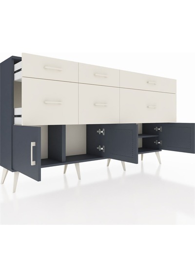 Arges Konsol Tek Raflı 6 Çekmeceli 4 Kapaklı 176x30x99 Antrasit-antrasit/aytaşı Antrasıt/aytası - Antrasıt Arges Konsol Tek Raflı 6 Çekmeceli 4 Kapaklı 176x30x99 Antrasit-antrasit/aytaşı Antrasıt/aytası - Antrasıt