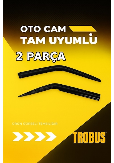 Nissan Primastar Panelvan / Combi 2014 Cam Rüzgarlığı 2'lü