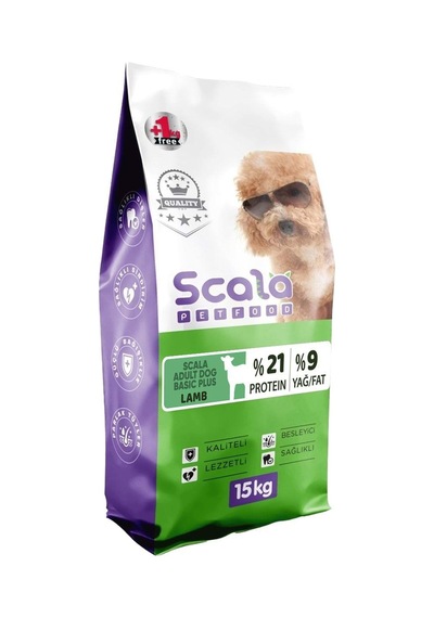 Scala Basic Plus Kuzulu Yetişkin Köpek Maması 15+1 Kg