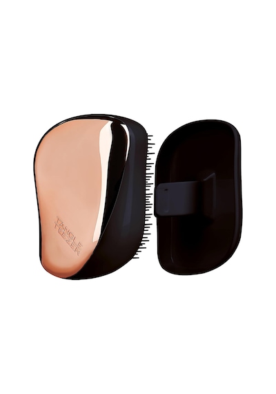 Tangle Teezer Compact Styler Rose Gold Black Saç Fırçası -seyahat Ve Çanta Boy Tarak