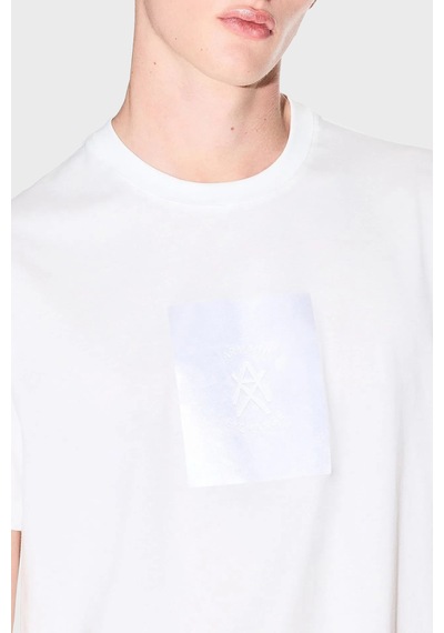 Armani Exchange Erkek T Shirt Xm002213 Af10356 U0009 Beyaz Beyaz