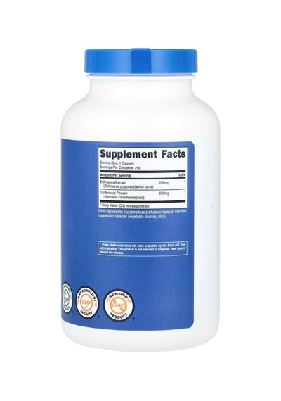 Nutricost Echinacea & Goldenseal Root, 500mg, 240 Capsules