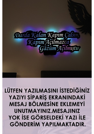 Led Işıklı Kişiye Özel Yazılar Dekoratif Tablo Duvar Dekorlu Gece Lambası Çok Renkli - 787184651 Çok Renkli Led Işıklı Kişiye Özel Yazılar Dekoratif Tablo Duvar Dekorlu Gece Lambası Çok Renkli - 787184651 Çok Renkli